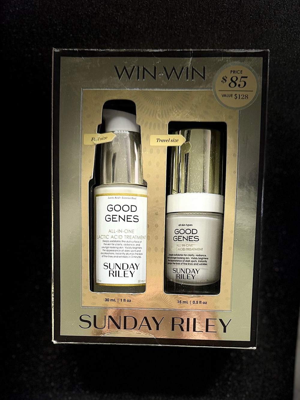 *NIB* SUNDAY RILEY Good Genes Win Win Set-2/ 1oz & .5oz Fl - Picture 10 of 10